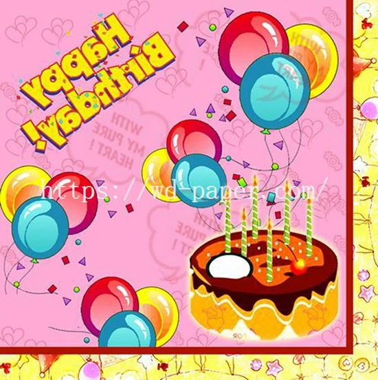 birthday party napkins
