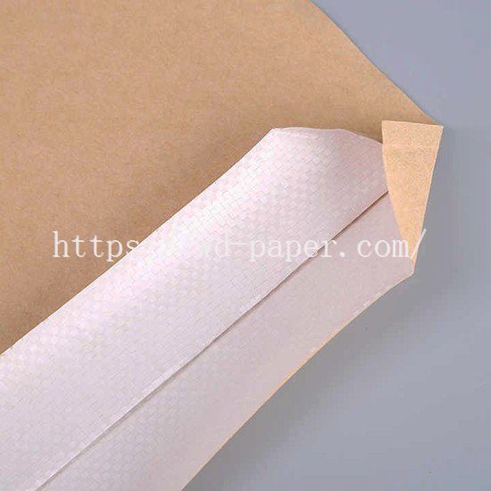 surface laminated kraft paper woven bag