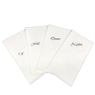 1 8 voldige õhtusöögi salvrätikud